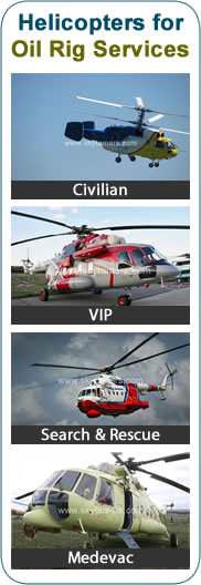 Helicopters for Sale, Helicopters for Oil Rig Services
