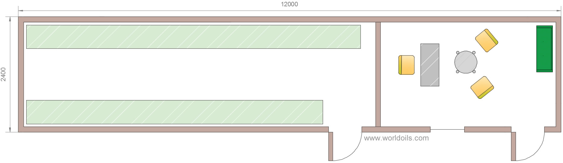 Campboss with Food Storage container