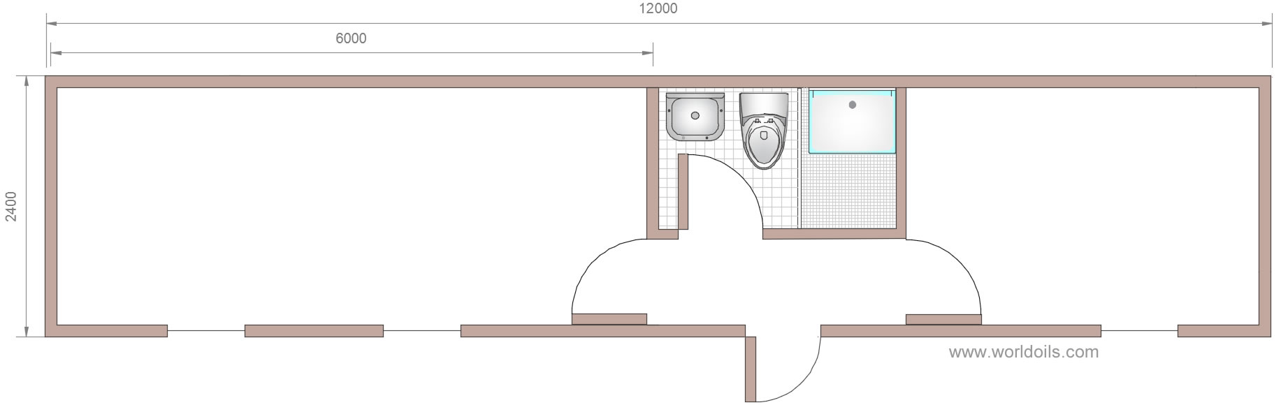 Clinic and medical container camp