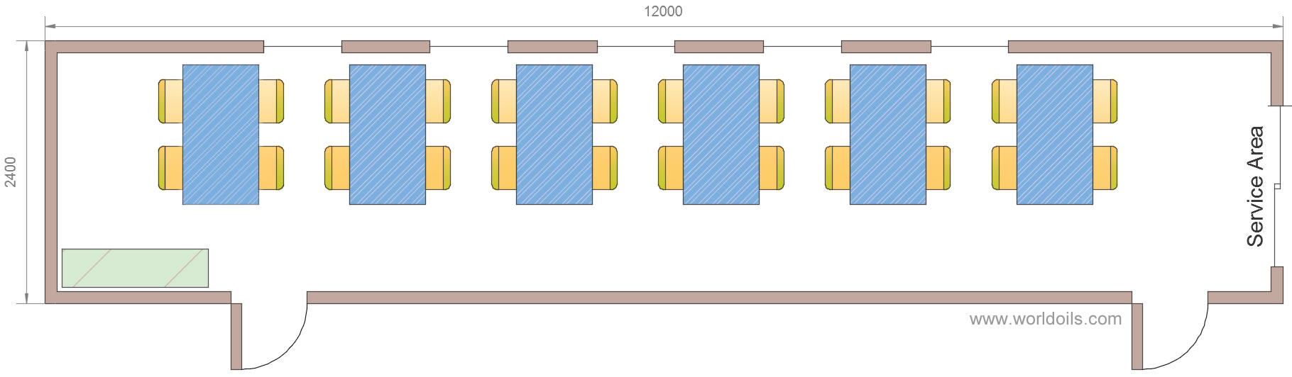Juniors' mess container camp