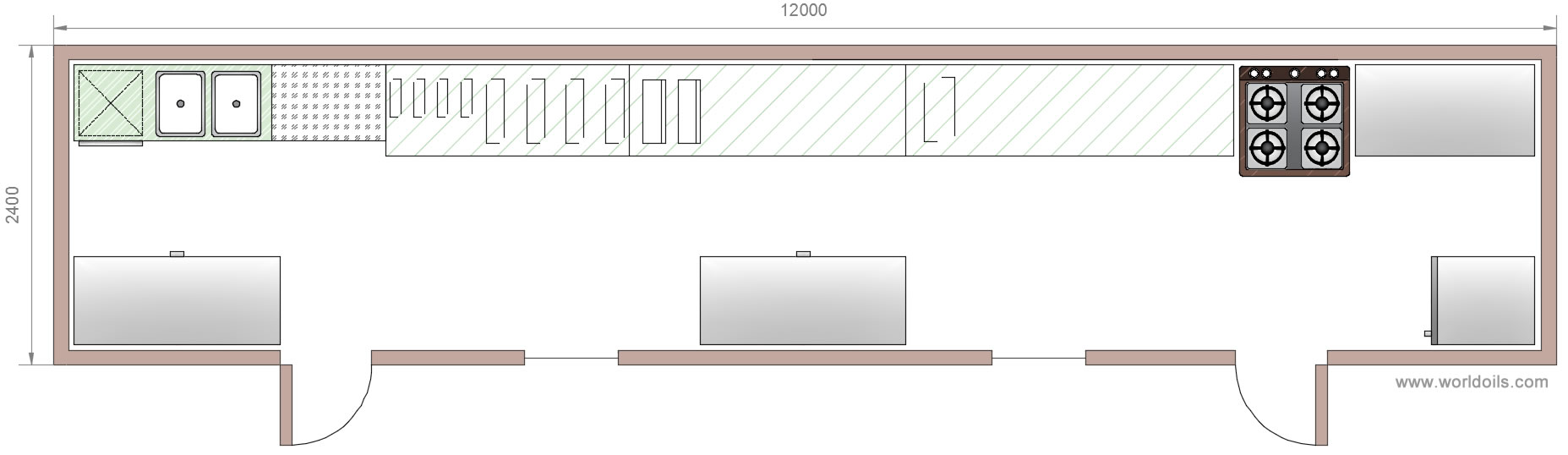 Seniors' kitchen container camp