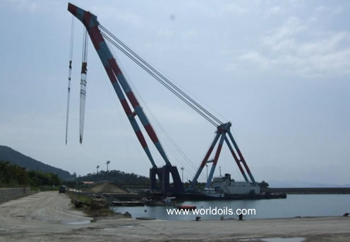 Used  Floating Crane for Sale - 1000 Ton