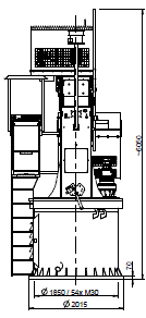10T Marine Stiff Boom Crane for Sale