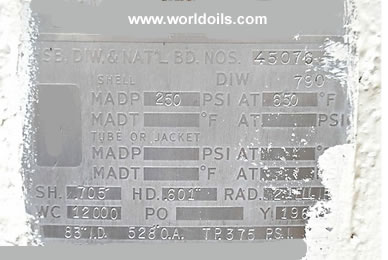 1961 Built LPG Tanks for Sale