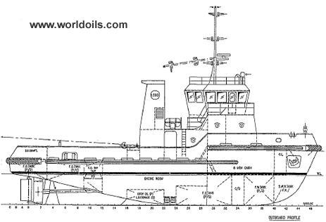 Ocean Going Tug - 1340 HP - For Sale