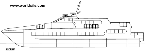 184 pax Fast Crew boat For Sale - 1999 built - For Sale
