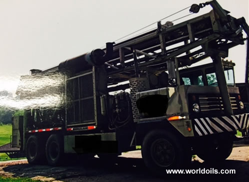 1987 Built Ingersoll-Rand T4W Drilling Rig for Sale