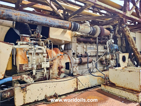 1987 Built Ingersoll-Rand T4W LT Long Tower Drilling Rig for Sale