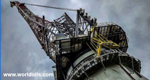 2012 Built 1200T SWL Pedestal Crane for Sale