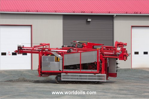 2017 Built Nordic Drill DRC-10-A Crawler Drilling Rig for Sale 