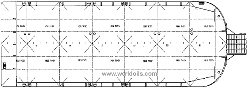 Flat Top Cargo Barge for Sale