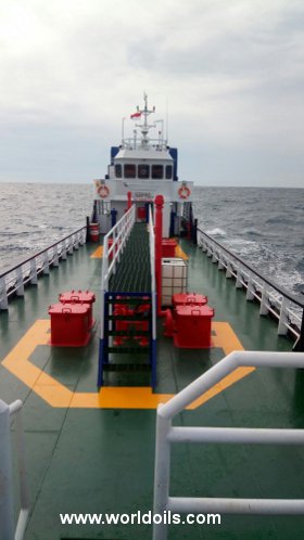 250 KL Self Propelled Oil Barge for Sale