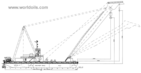 Floating Crane Barge