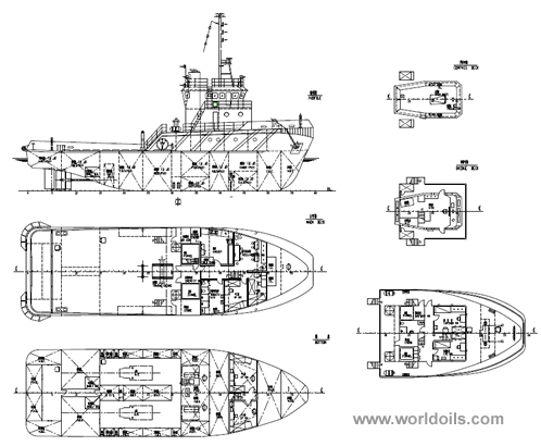 Tugboat for Sale - 36m long