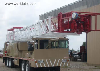 Workover Rig - Four Axle Carrier Mounted - 375 HP - for sale