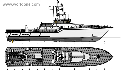 43.6M Patrol/Security Boat for Sale