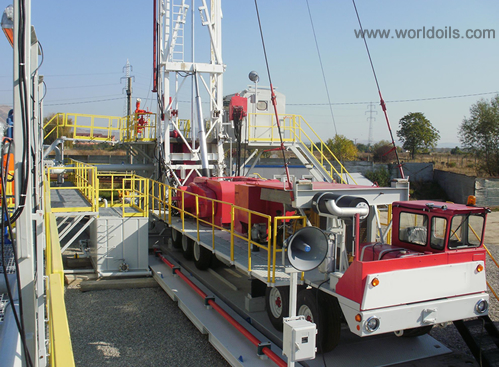 550HP Carrier Mounted Drilling Rig 