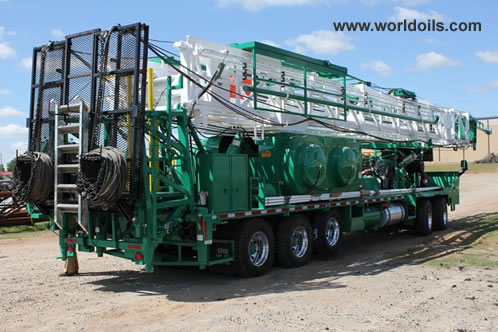 Workover Land Rig 575 HP For Sale