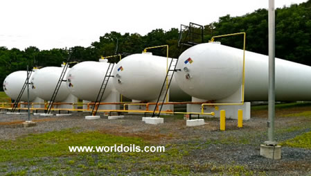 Used Propane, LPG, NGL Storage Bullet Tanks - 60,000 Gallon 1960 built - for Sale