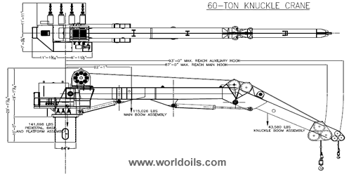 Knuckle Boom Crane - New - 60T for sale