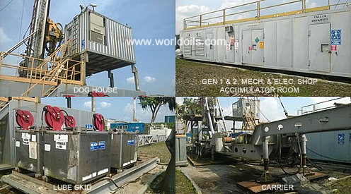 700HP Trailer Mounted Rack & Pinion Rig for sale