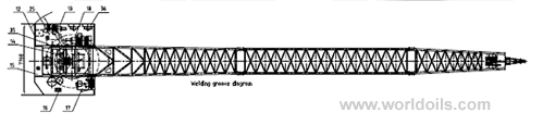 Offshore Lattice Boom Crane - 70 ton