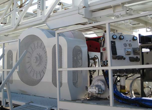 750 HP Single Drum Drawworks six axle Carrier Mounted Rig