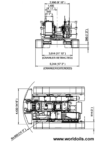 80T Manitowoc 8500-1 Crawler Crane