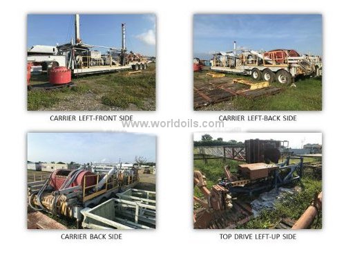 850 hp Trailer Mounted Drilling Rig for Sale 