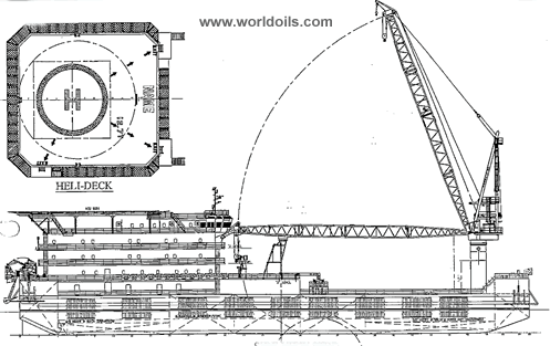 Accommodation Barge for Charter - 300pax