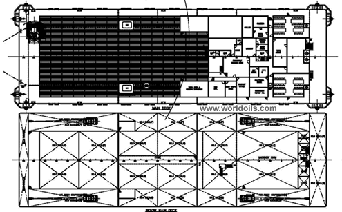 Accommodation Work Barge