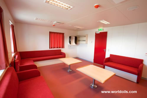 Offshore Accommodation Module with Helideck for Sale.