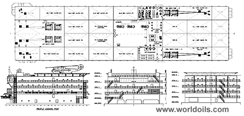 300-men accommodation-work barge 
