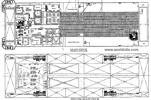300pax Accommodation Barge for Charter