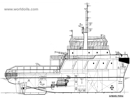 70TBP Anchor Handling Tug for Sale