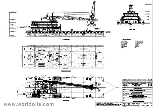 Accommodation Work Barge for Sale
