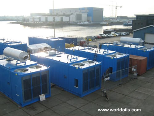 Marine Gensets Cat 3516B - Containerized - for Sale