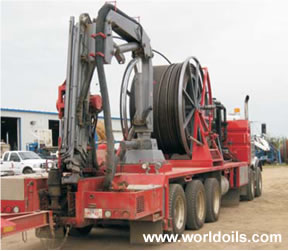 Coiled Tubing Rig in Canada