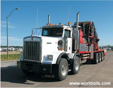 Coiled Tubing Rig in Canada