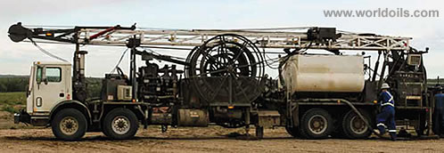 Mack Coil Tubing / Flushby Combo Unit for Sale - 2004 built