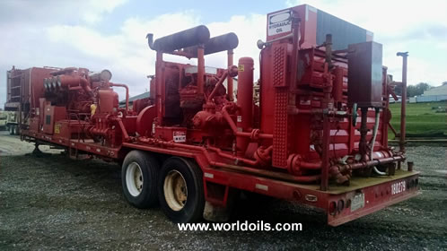 Combination IR Air Compressor & Ariel Booster mounted on a Trailer for Sale