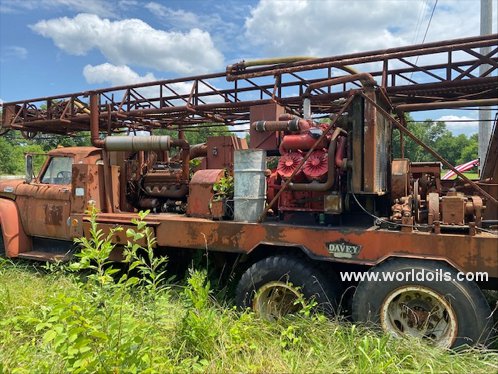 Davey Rotary Table Drilling Rig - For Sale