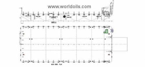 Deck Cargo & Ballast Tank Barge for Sale