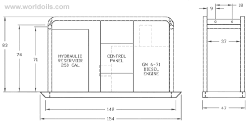 HBL Model AS 29 Single Drum Winch for Charter