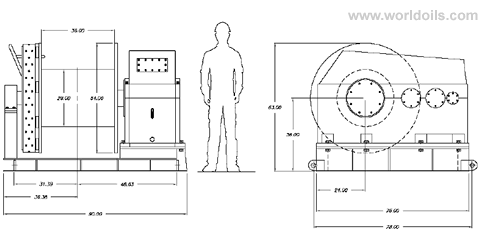 HBL Model SD 37 Single Drum Winch for Charter