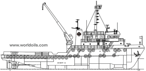 Diving/ROV support Vessel