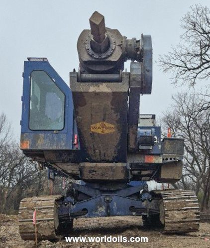 1987 Built Watson 3000 Caisson / Foundation Drilling Rig for Sale