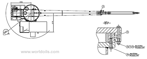 5 Ton Electro Hydraulic Knuckle Boom Offshore Crane