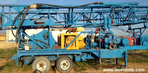 Failing Holemaster 3000-CF Used Drill Rig