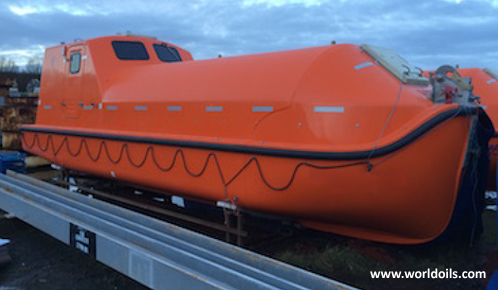 Fassmer 60 person Lifeboats and Davits for sale